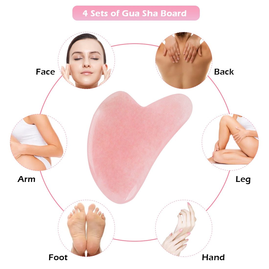 RoseQuartz Gua Sha